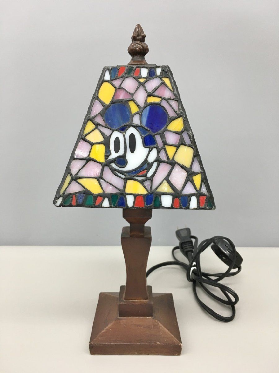 ディズニー Disney ステンドグラスライト ミッキー & ミニー スタンド
