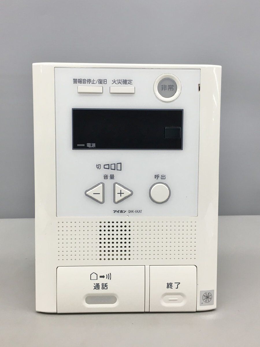 セキュリティ親機 住宅情報盤 QHK-6KAT アイホン 共同住宅用 壁取付型 2505LS071