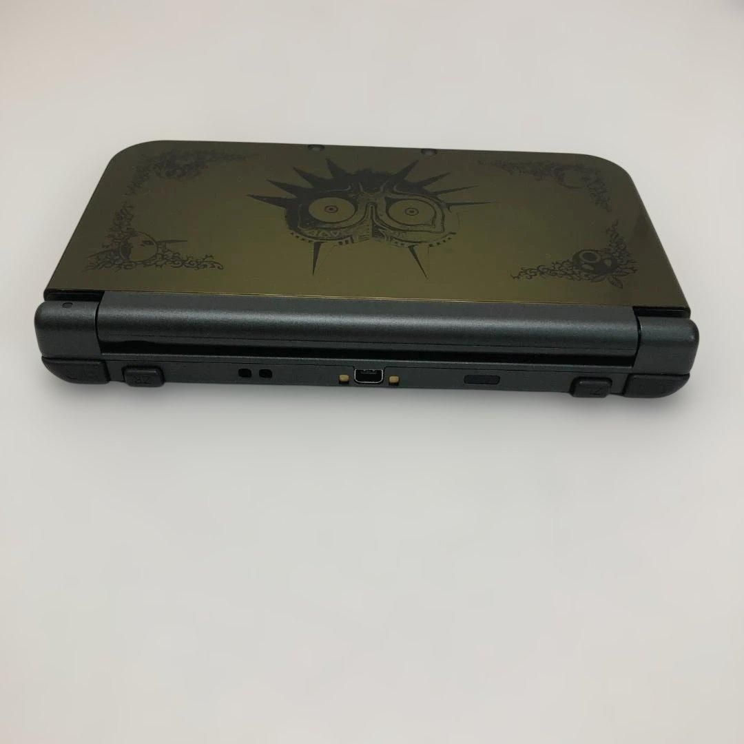 Newニンテンドー3DS LL ゼルダの伝説 ムジュラの仮面 限定モデル 本体 箱 ARカード付 動作確認済 上画面IPS液晶（純正） 任天堂 携帯ゲーム機　260419-7 Newニンテンドー3DS LL ゼルダの伝説 ムジュラの仮面 限定モデル 本体