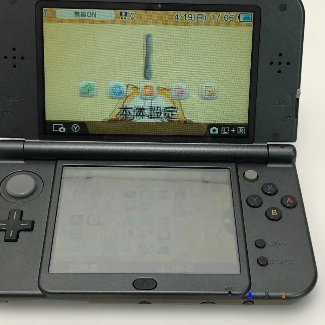 Newニンテンドー3DS LL ゼルダの伝説 ムジュラの仮面 限定モデル 本体 箱 ARカード付 動作確認済 上画面IPS液晶（純正） 任天堂 携帯ゲーム機　260419-7 Newニンテンドー3DS LL ゼルダの伝説 ムジュラの仮面 限定モデル 本体