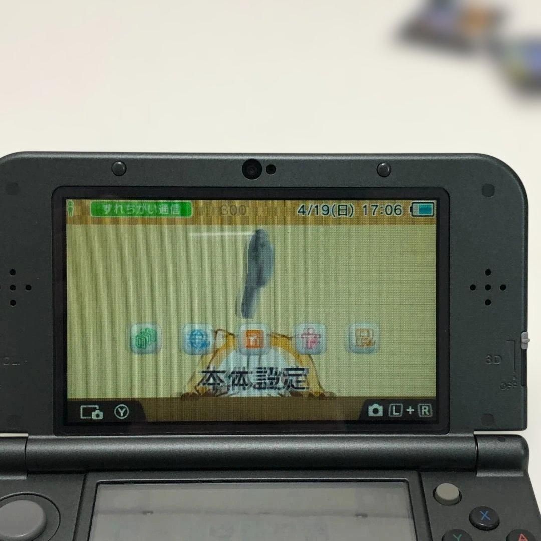 Newニンテンドー3DS LL ゼルダの伝説 ムジュラの仮面 限定モデル 本体 箱 ARカード付 動作確認済 上画面IPS液晶（純正） 任天堂 携帯ゲーム機　260419-7 Newニンテンドー3DS LL ゼルダの伝説 ムジュラの仮面 限定モデル 本体