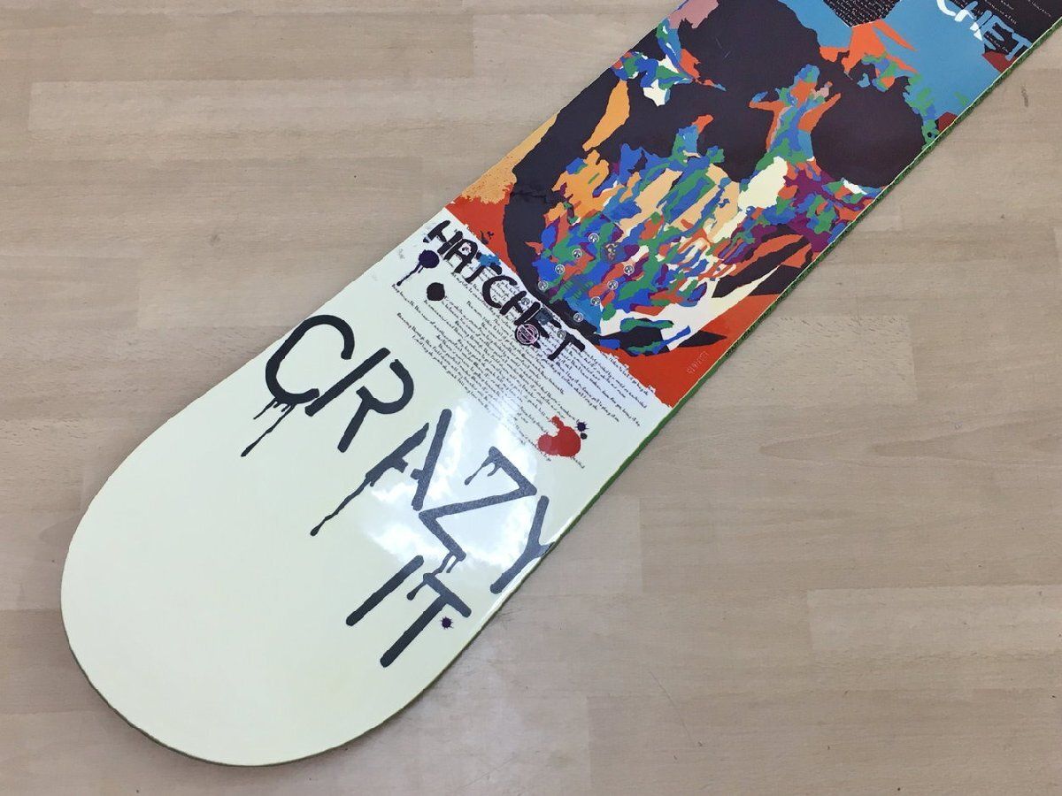 アトミック ATOMIC スノーボード ハチェット Hatchet CRAZY 156cm