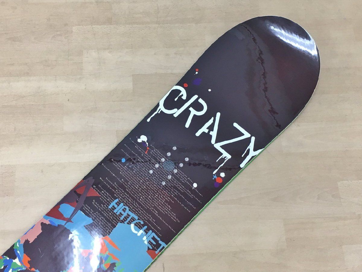 アトミック ATOMIC スノーボード ハチェット Hatchet CRAZY 156cm