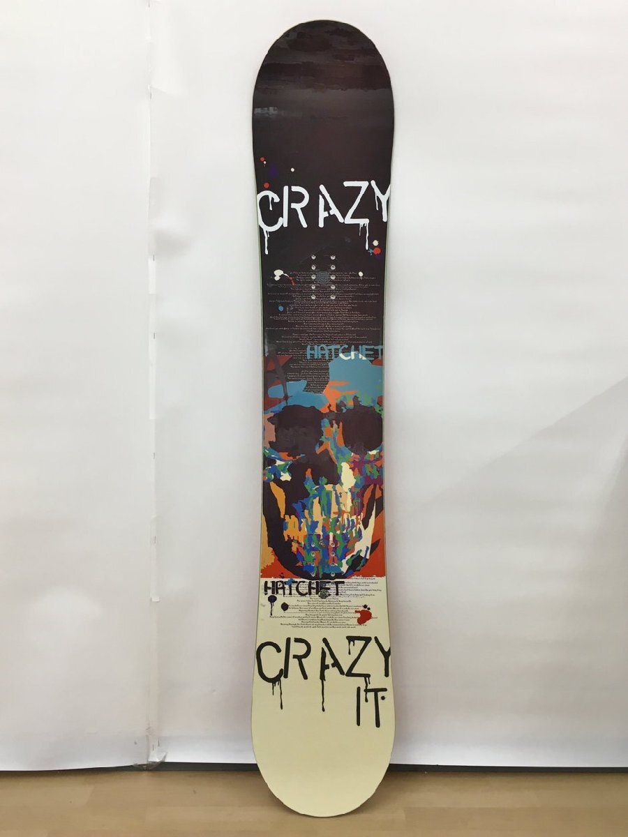 Atomic hatchet スノーボード 156 美品 アトミック ATOMIC スノーボード ハチェット Hatchet CRAZY 156cm