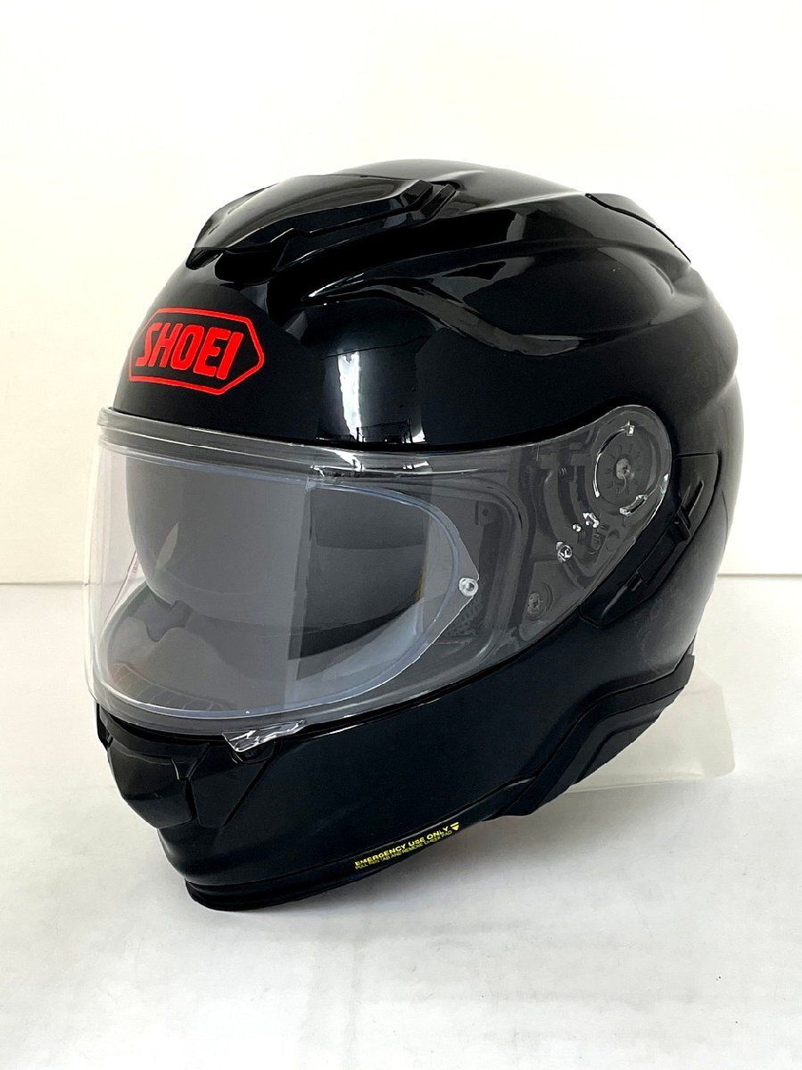 ショウエイ SHOEI バイク用フルフェイスヘルメット GT-Air II EMBLEM 2021年製 日本製 Lサイズ 59cm 保存袋付き → 2601LS130