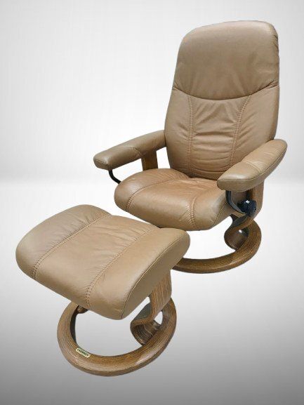 エコーネス EKORNES リクライニングチェア ストレスレス コンサル オットマン付き ［静岡市］店頭併売品 → 2602LS901