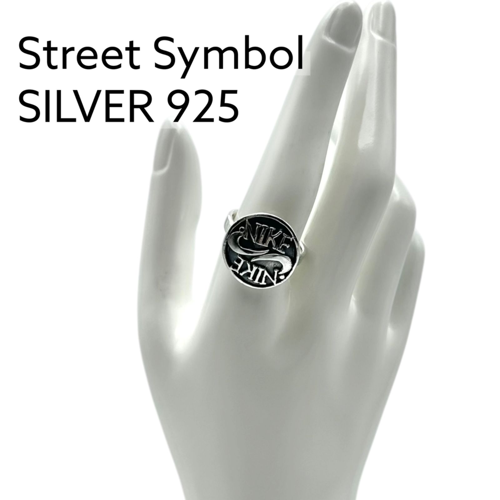 ストリートエンブレム】 コインモチーフ ロゴ Silver 925 刻印 Design 