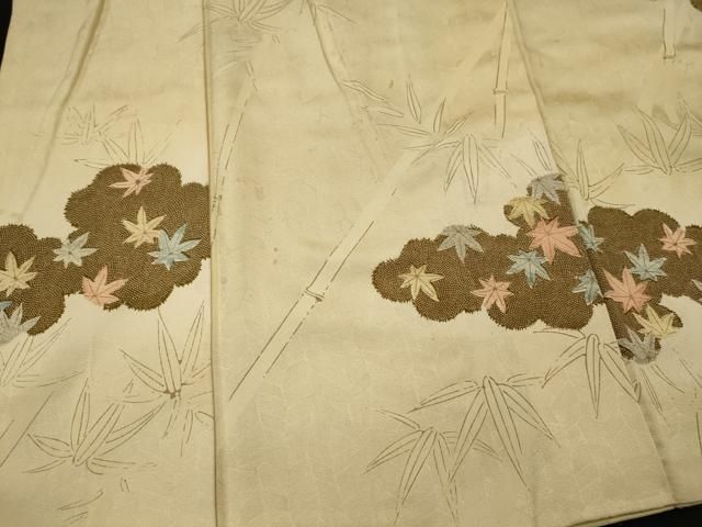 平和屋着物■上質な小紋　雲取り吉祥花文　正絹　逸品　CABF4353ev 平和屋着物□上質な小紋 雲取り吉祥花文 正絹 逸品 CABF4353ev 【公式
