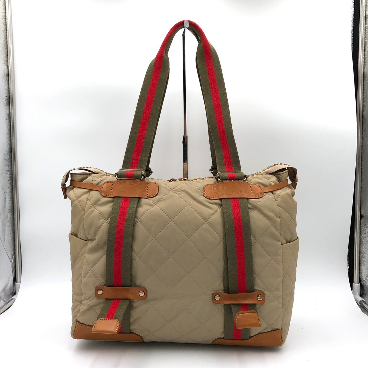 美品♡A4可♡russet ラシット ロゴ モノグラム レザー トートバッグ 