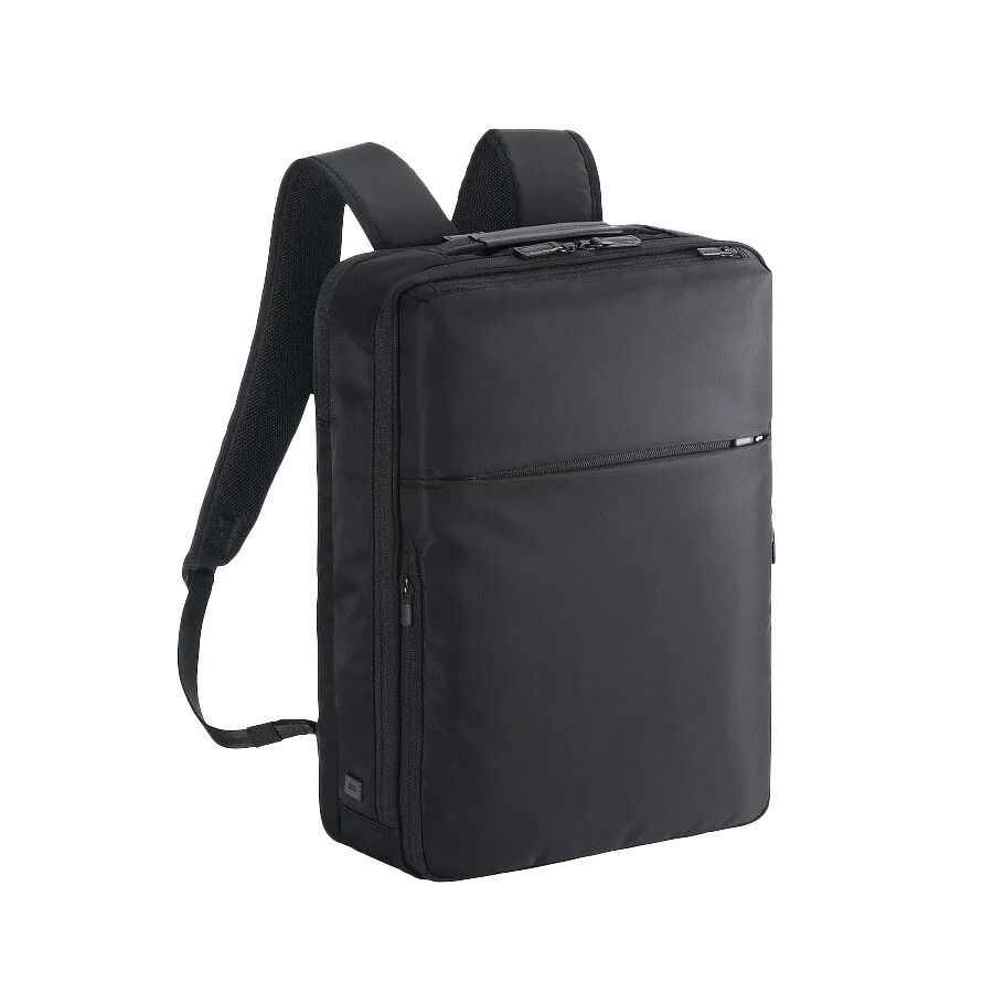 Ace.gene Gadgetable R 백팩, 16L, 비즈니스 출퇴근용, PC 보관, A4 사이즈 호환, 발수성, 사용하기 쉬움, 매일 사용, 남녀공용 선물, 블랙, 68003