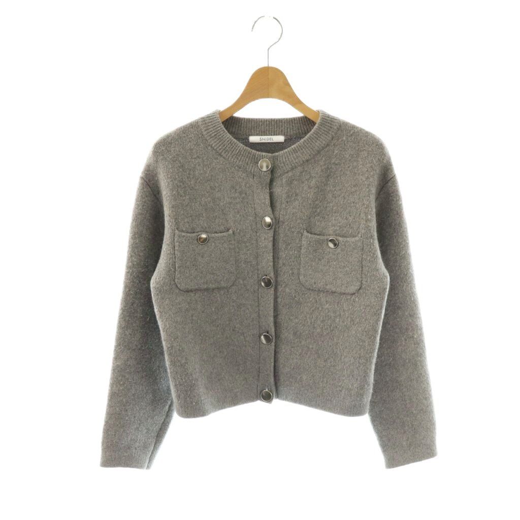 ジャケット・アウター スナイデル SNIDEL 24AW フォックスファーニット 