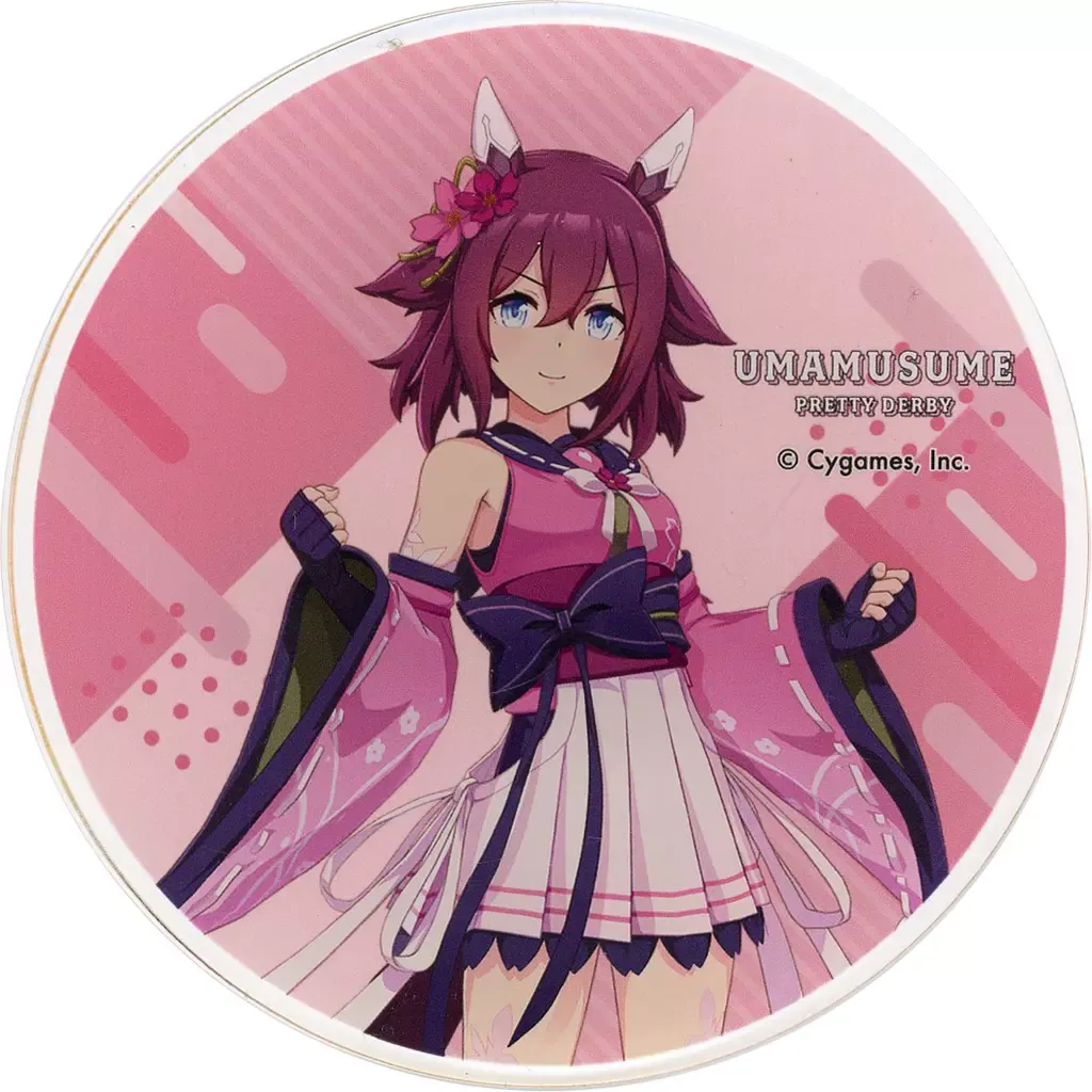 【中古】コースター サクラチヨノオー アクリルコースター 「ウマ娘 シンデレラグレイ×笠松競馬場コラボ2025 animatecafe出張版 in 笠松競馬場」 メニュー注文有償特典