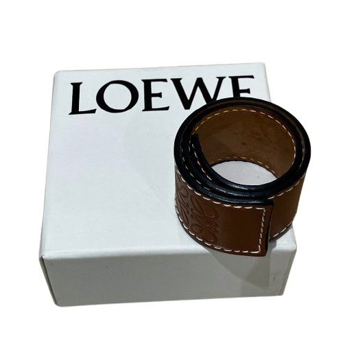 LOEWE ロエベ スラップ ブレスレット アナグラム レザー - メルカリ