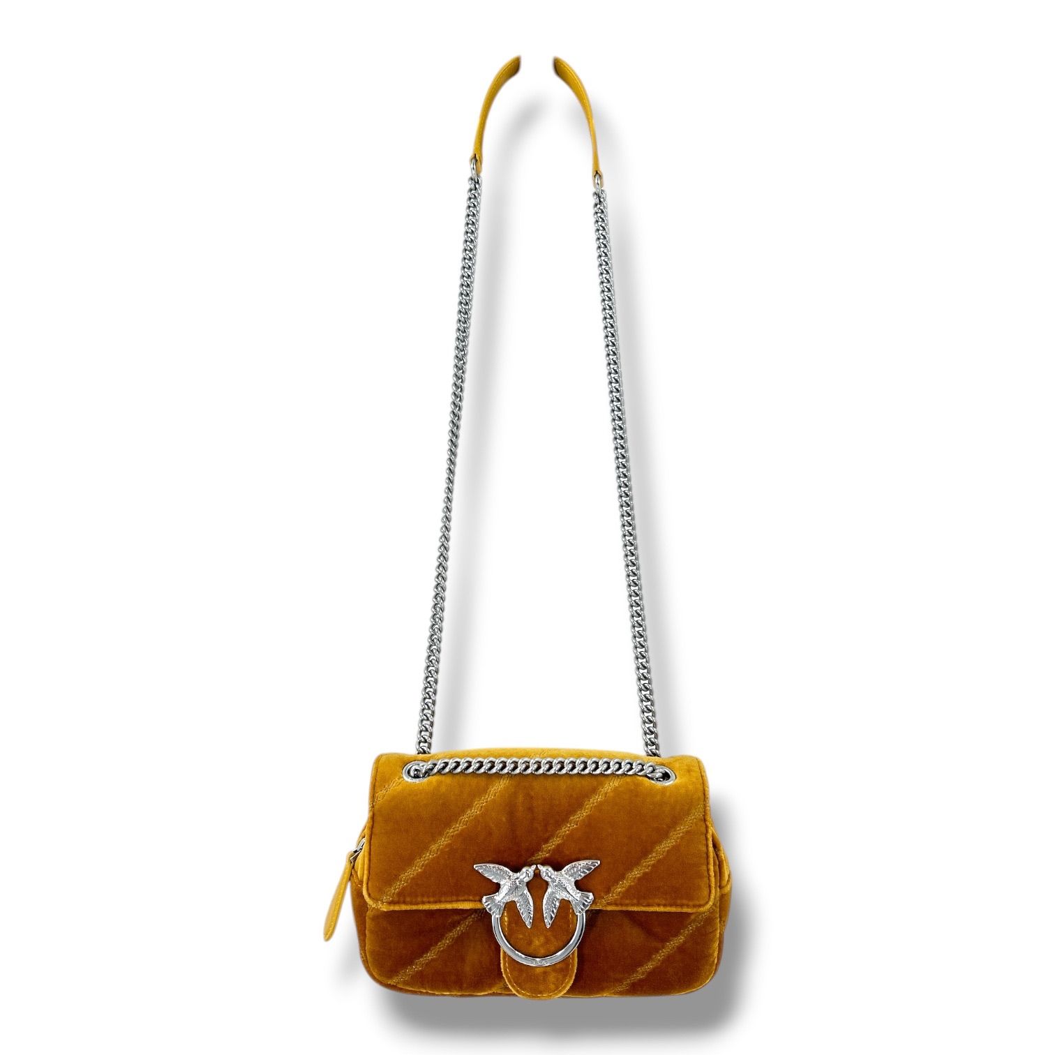 PINKO ピンコ Mini Love Bag Puff ショルダーバッグ ベルベット 