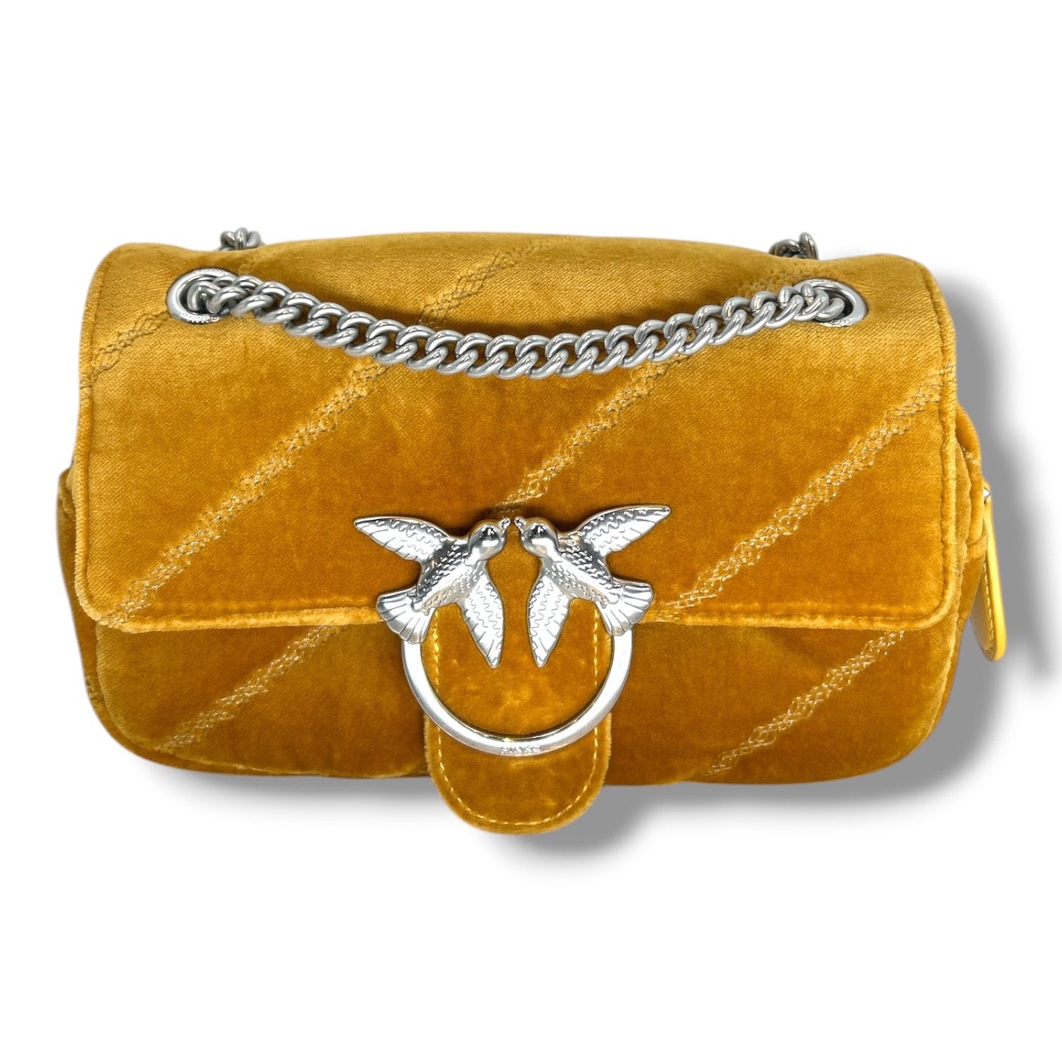 PINKO ピンコ Mini Love Bag Puff ショルダーバッグ ベルベット 