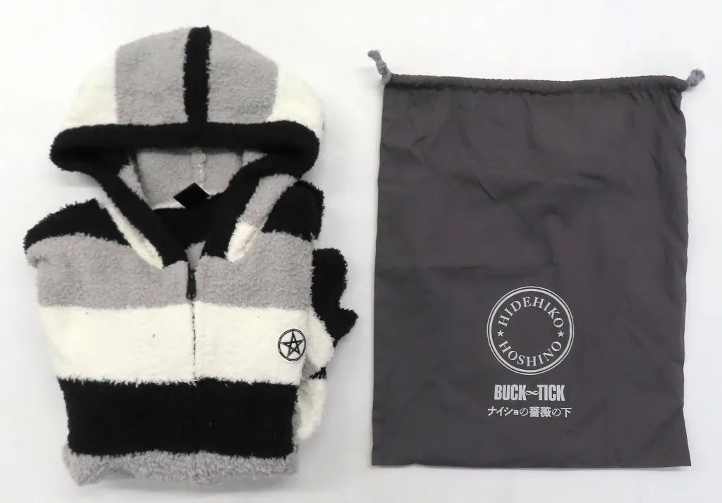 BUCK-TICK 星野プロデュースもこもこボーダーパーカー 中古】アウターウェア 星野英彦(BUCK-TICK)プロデュース もこもこ