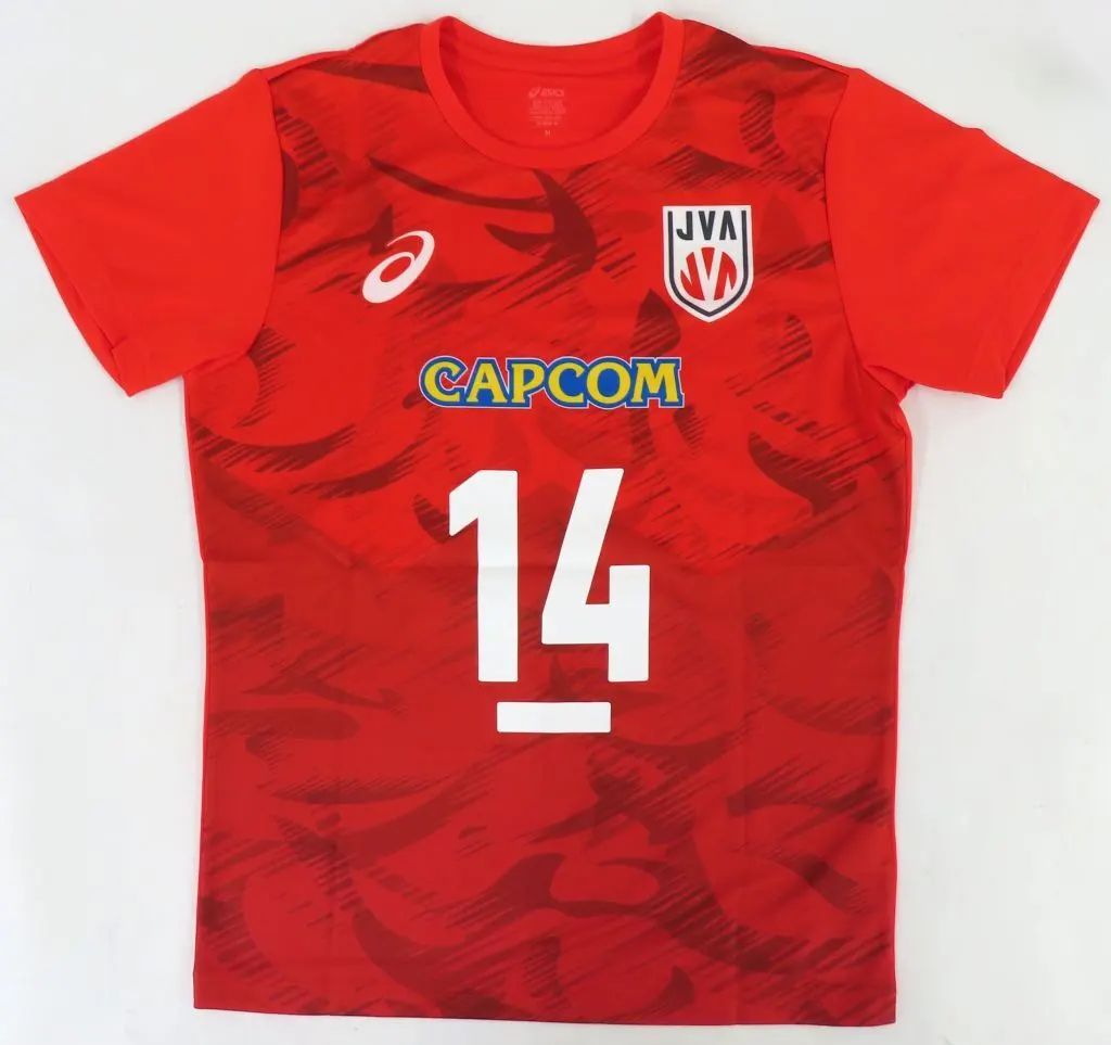 Mサイズ　14番　石川祐希　2025 JVA 日本代表　応援Tシャツ　バレー 中古】Tシャツ 石川祐希#14 2025男子日本代表応援Tシャツ レッド M