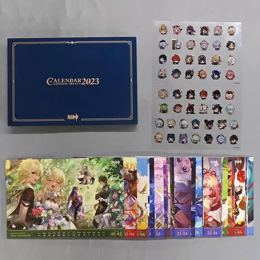 カレンダー 原神 2023メモ欄付き卓上カレンダー 【公式通販】