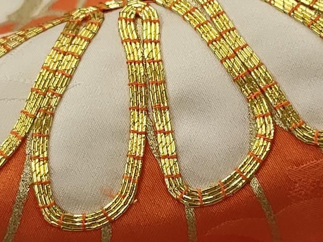 平和屋着物■振袖　駒刺繍　草花文　金彩　洗える着物　AABI0237st 平和屋着物□振袖 駒刺繍 草花文 金彩 洗える着物 AABI0237stの通販 by