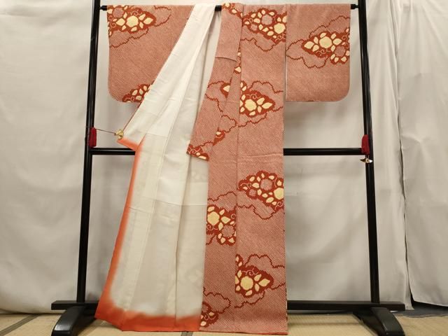 正絹 逸品 平和屋着物○上質な小紋 総絞り 小紋の中古品・新品・未使用