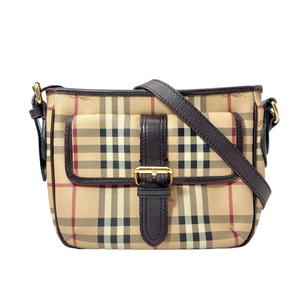BURBERRY ノバチェック ショルダーバッグ ヘイマーケット BURBERRY