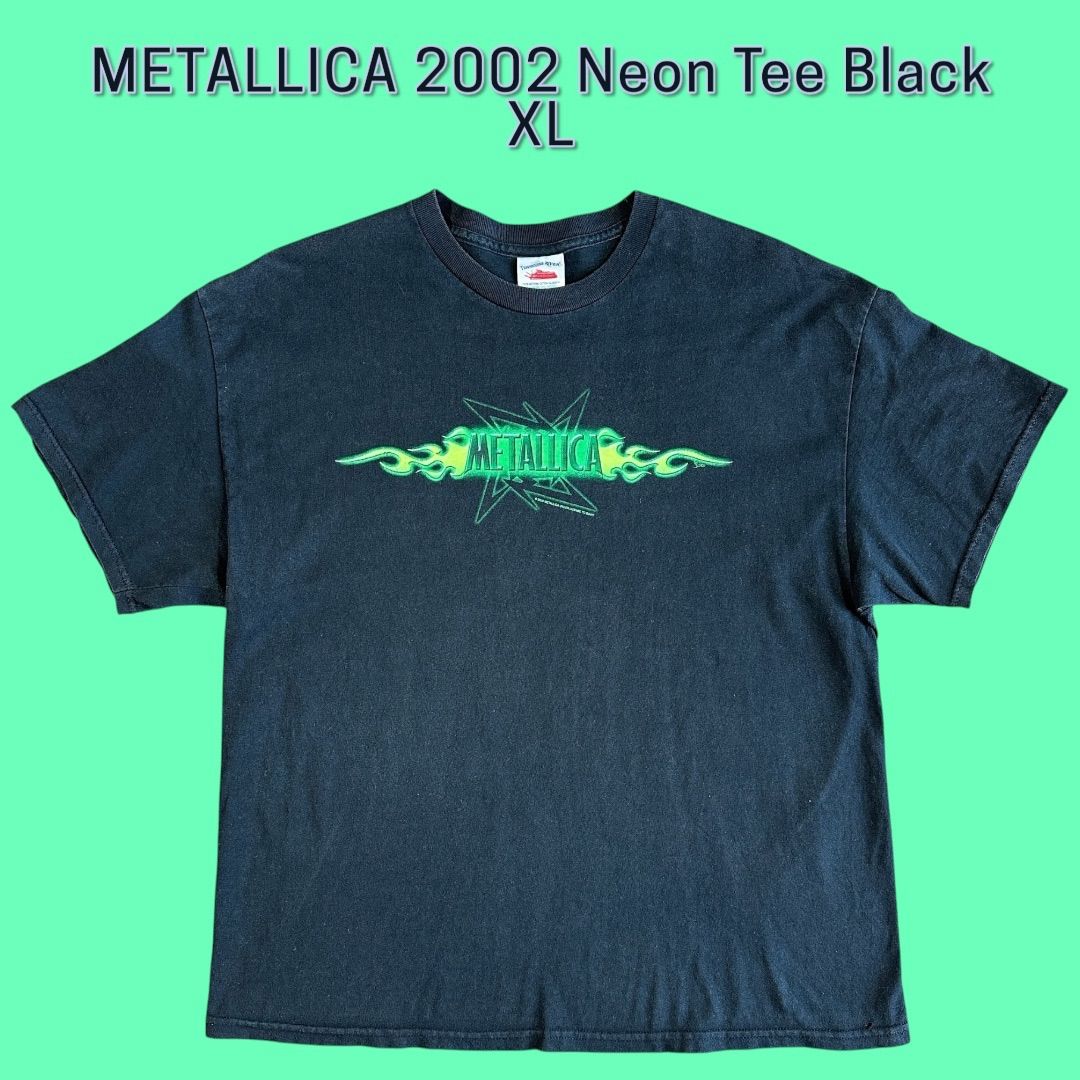 METALLICA 2002 Neon Tee Black XL