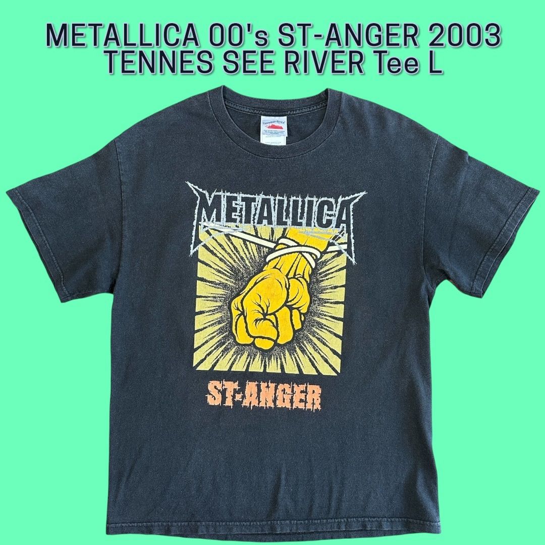 METALLICA 00's ST-ANGER 2003 TENNES SEE RIVER Tee L