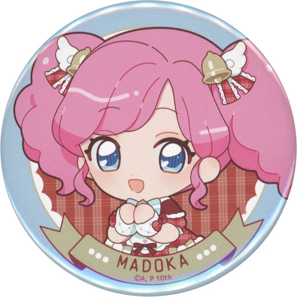 中古】バッジ・ピンズ 天羽まどか 缶バッジ 「まるくじ アイカツ