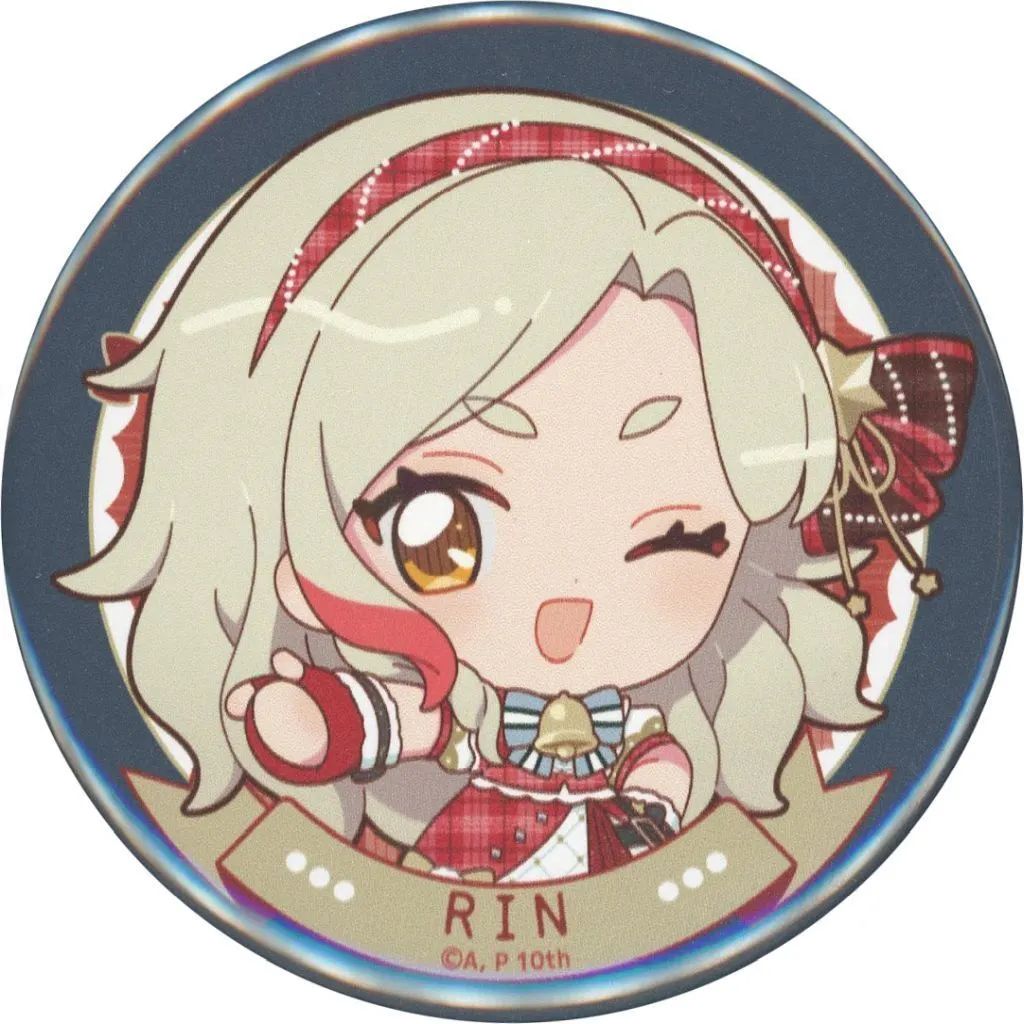 中古】バッジ・ピンズ 黒沢凛 缶バッジ 「まるくじ アイカツ!×プリパラ