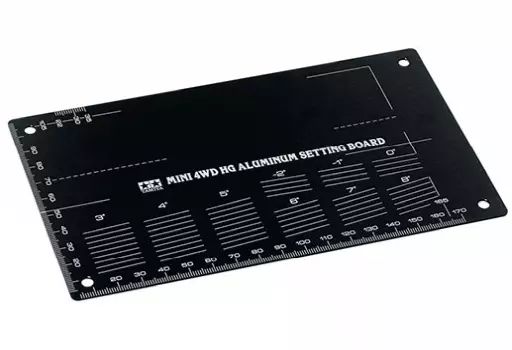 [Used] Plastic Model Mini 4WD HG Aluminum Setting Board (Black) Mini 4WD Special Event [95507]
