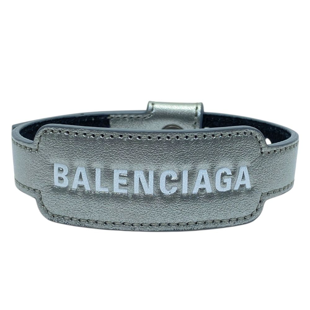 Balenciaga BBロゴ レザーブレスレット バレンシアガ （BALENCIAGA） ロゴ レザー ブレスレット 【公式通販】