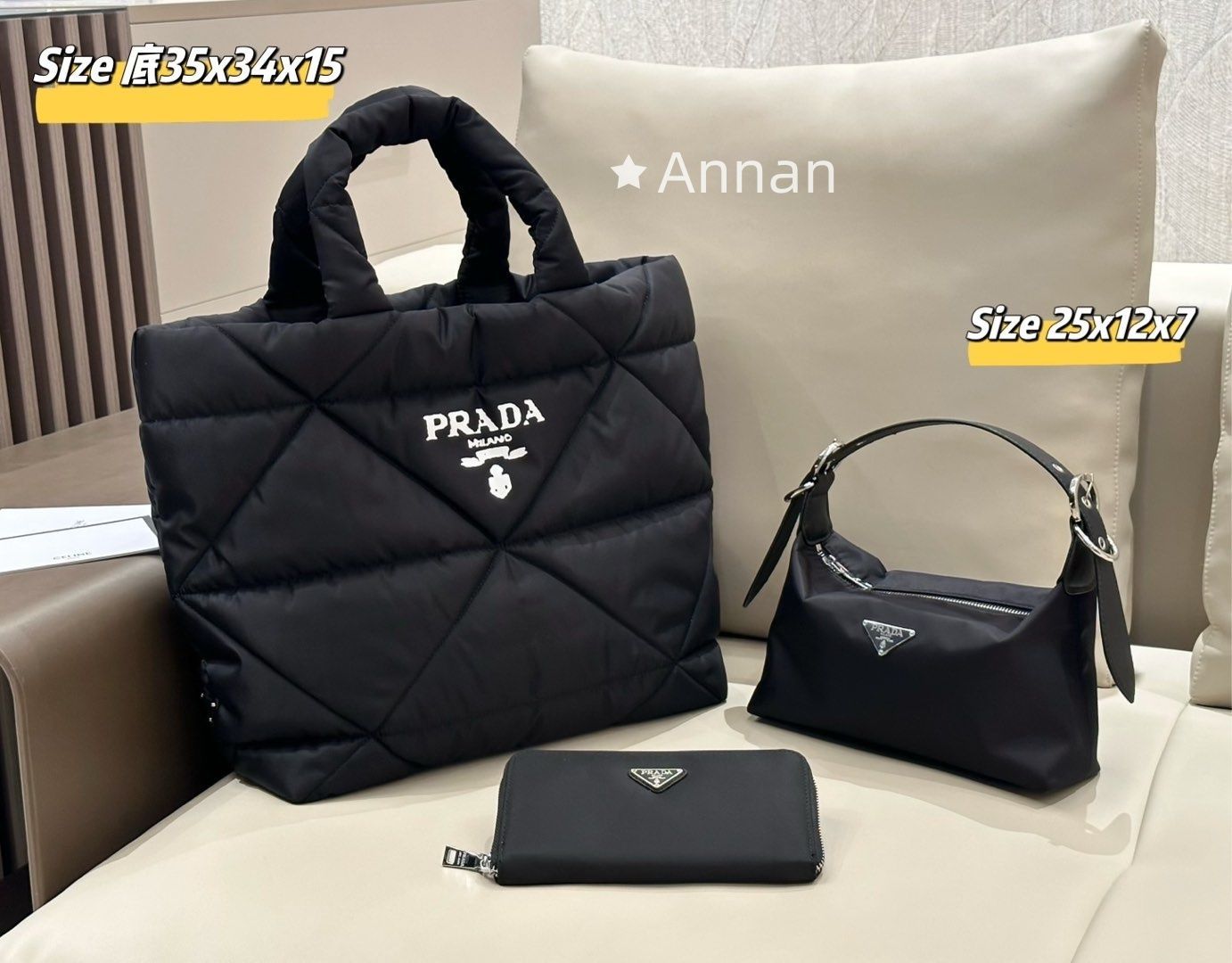 最終値下げ プラダ PRADA トートバッグ ショルダーバッグ 財布 3点 