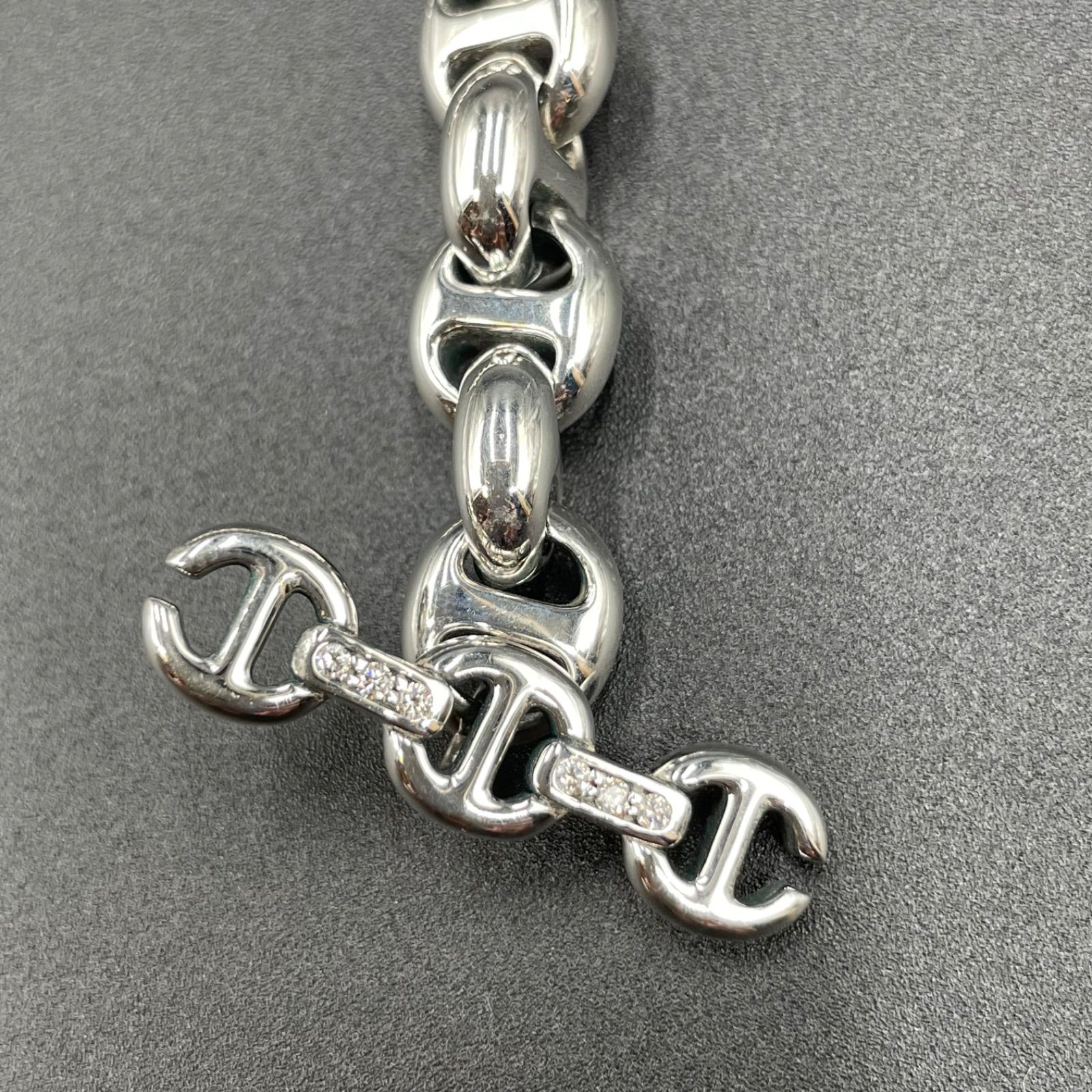 美品】HOORSENBUHS ホーセンブース 10MM オープンリンク ブレスレット 