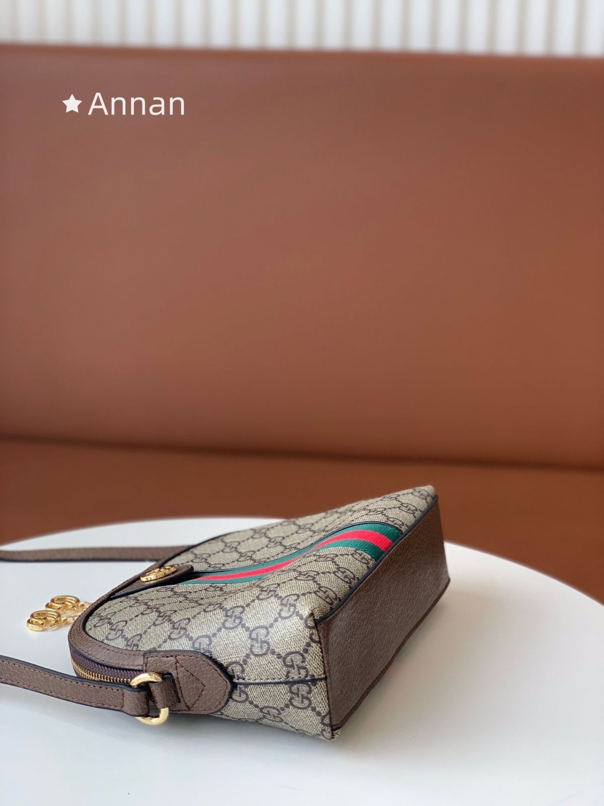 美品 GUCCI グッチ オフィディア スモール ショルダーバッグ GG