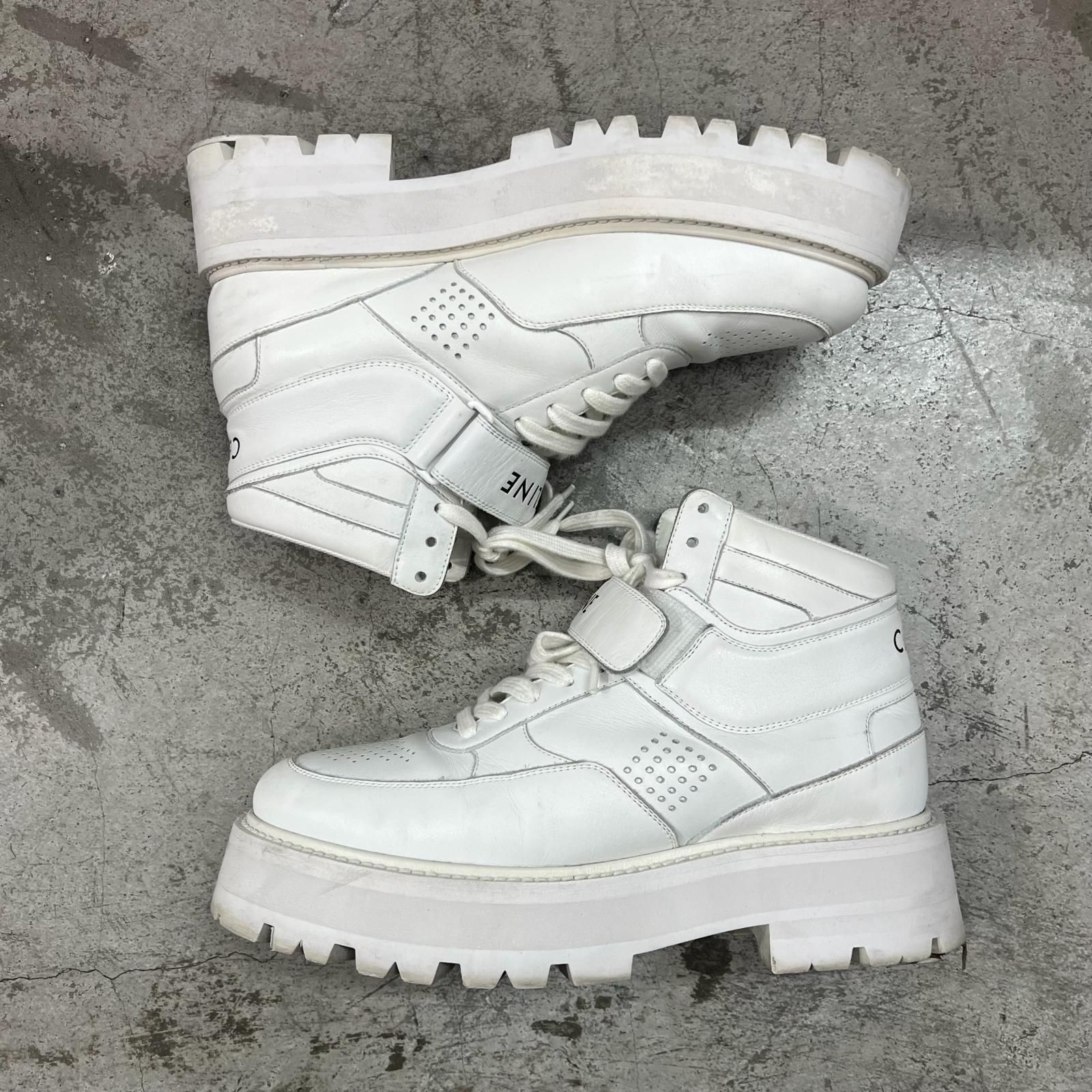 CELINE BULKY TRAINER バルキー レザー ハイカットスニーカー セリーヌ 