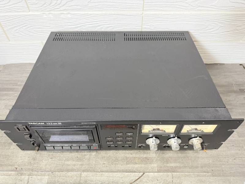TASCAM 122MKIII 業務用 3ヘッド カセットデッキ 122MK3 ティアック TEAC オーディオ機器 レコーディング 簡易動作確認済 170426