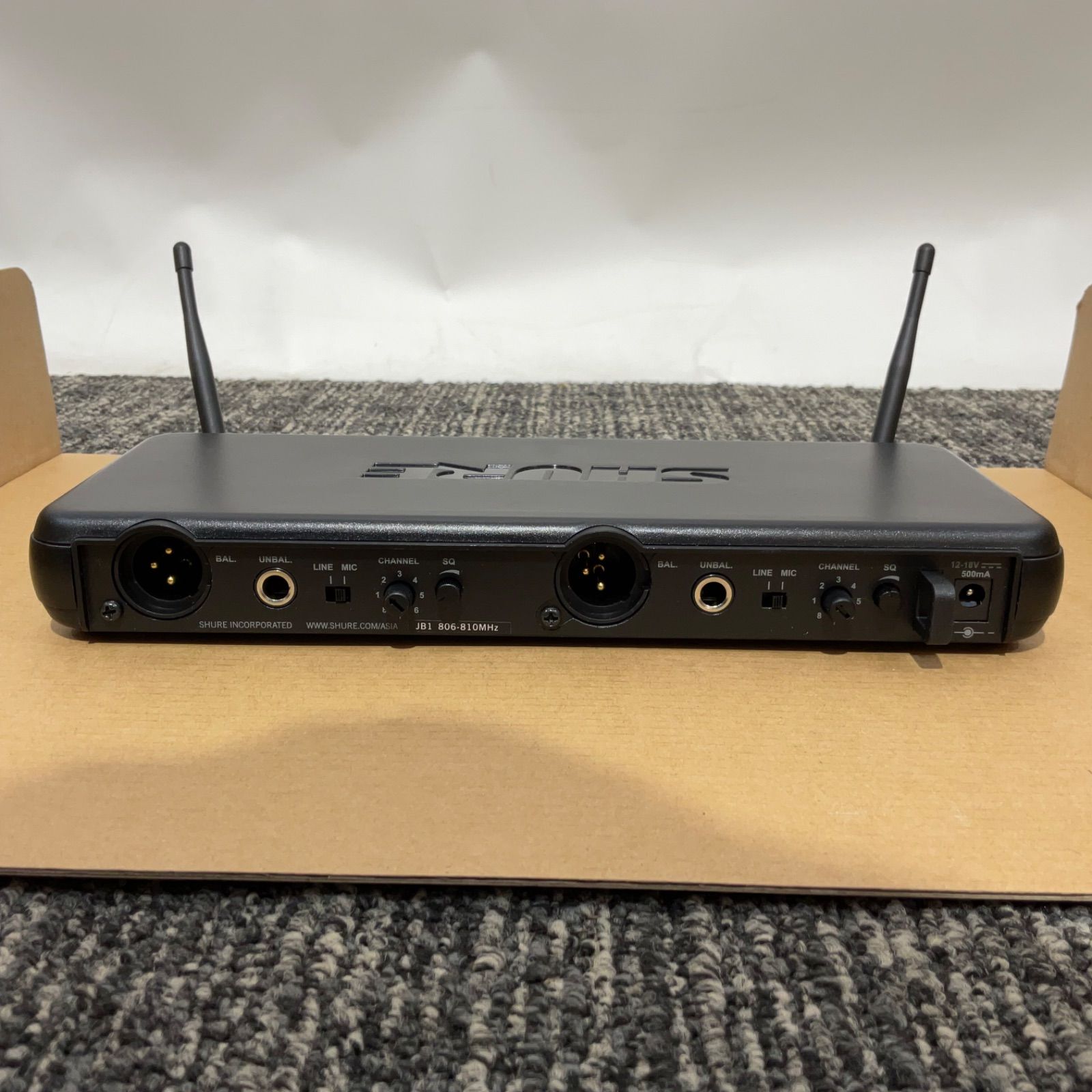 SHURE・シュア】SVX4 ワイヤレスシステム【電源確認!!、返品対応可