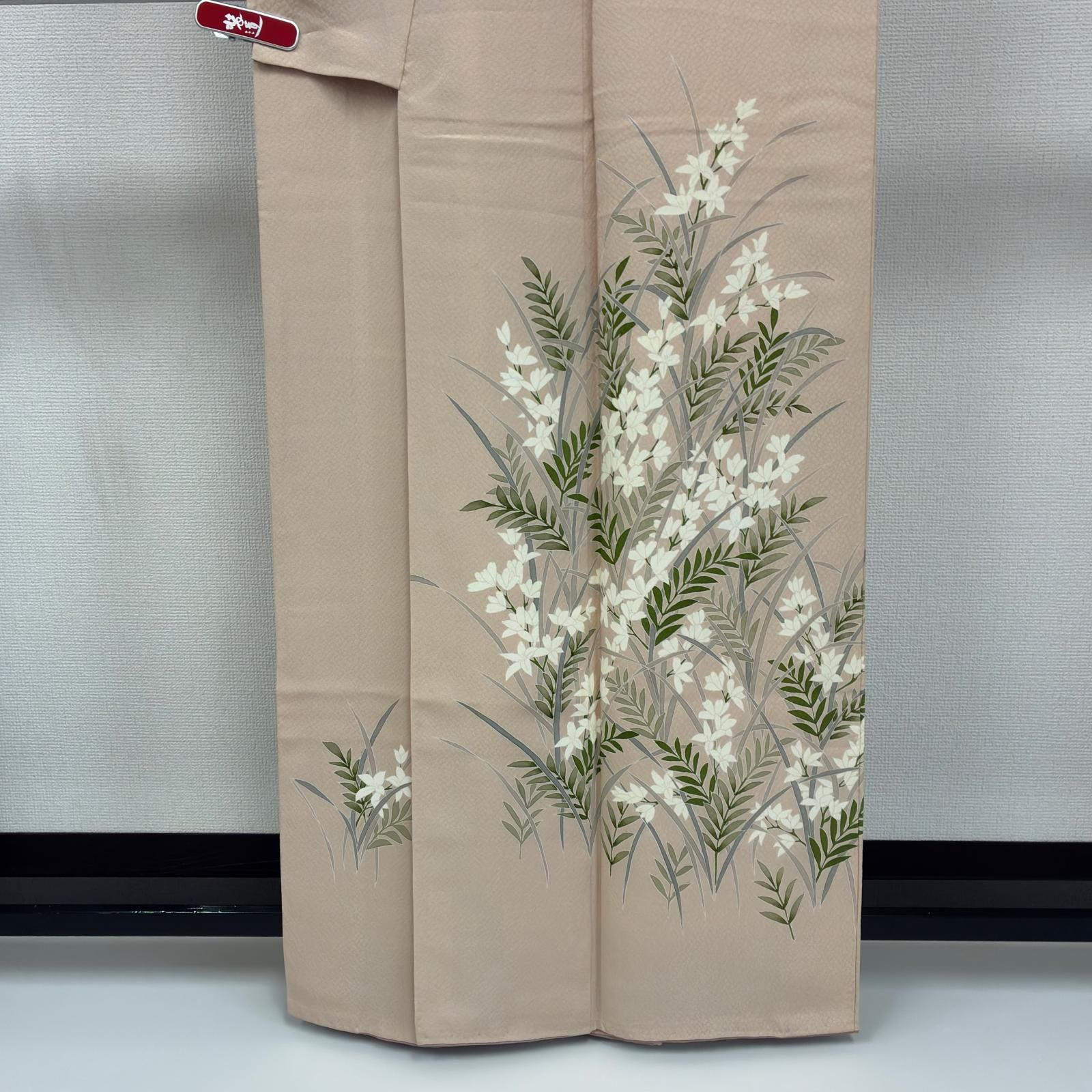 付け下げ 正絹 紋なし 美しい花草 染め 袷 着物 MK-6909 - メルカリ