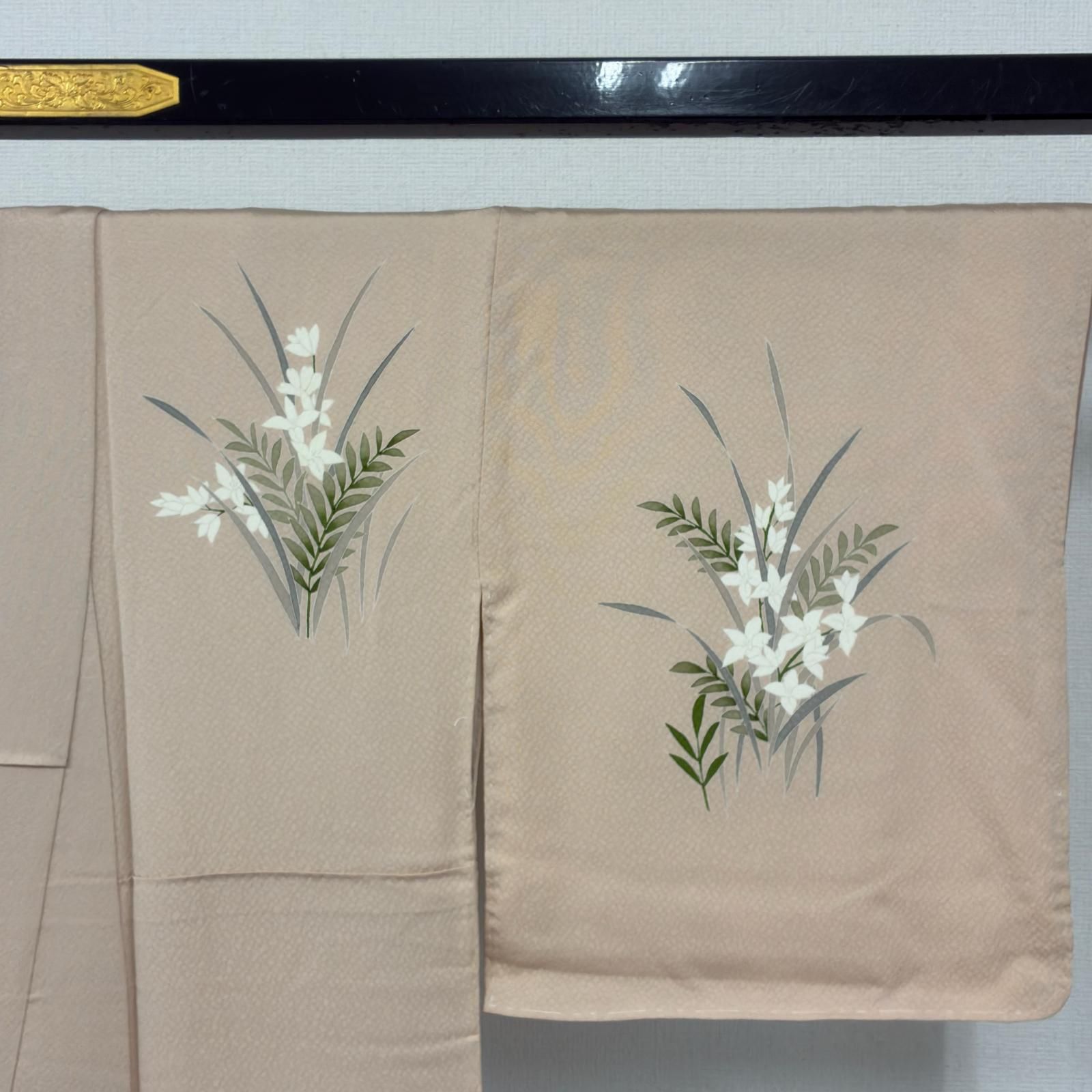 付け下げ 正絹 紋なし 美しい花草 染め 袷 着物 MK-6909 - メルカリ