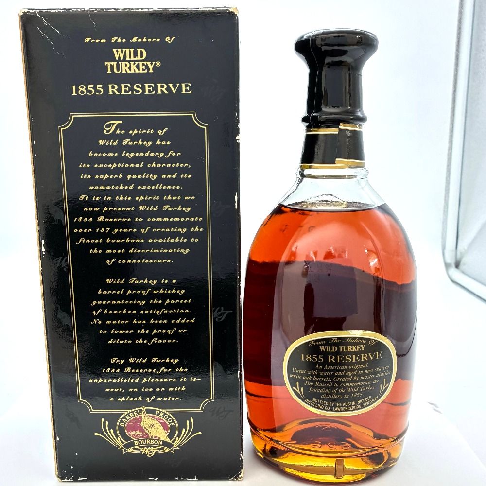 ワイルドターキー 1855 リザーブ 109.6プルーフ 古酒 - メルカリ