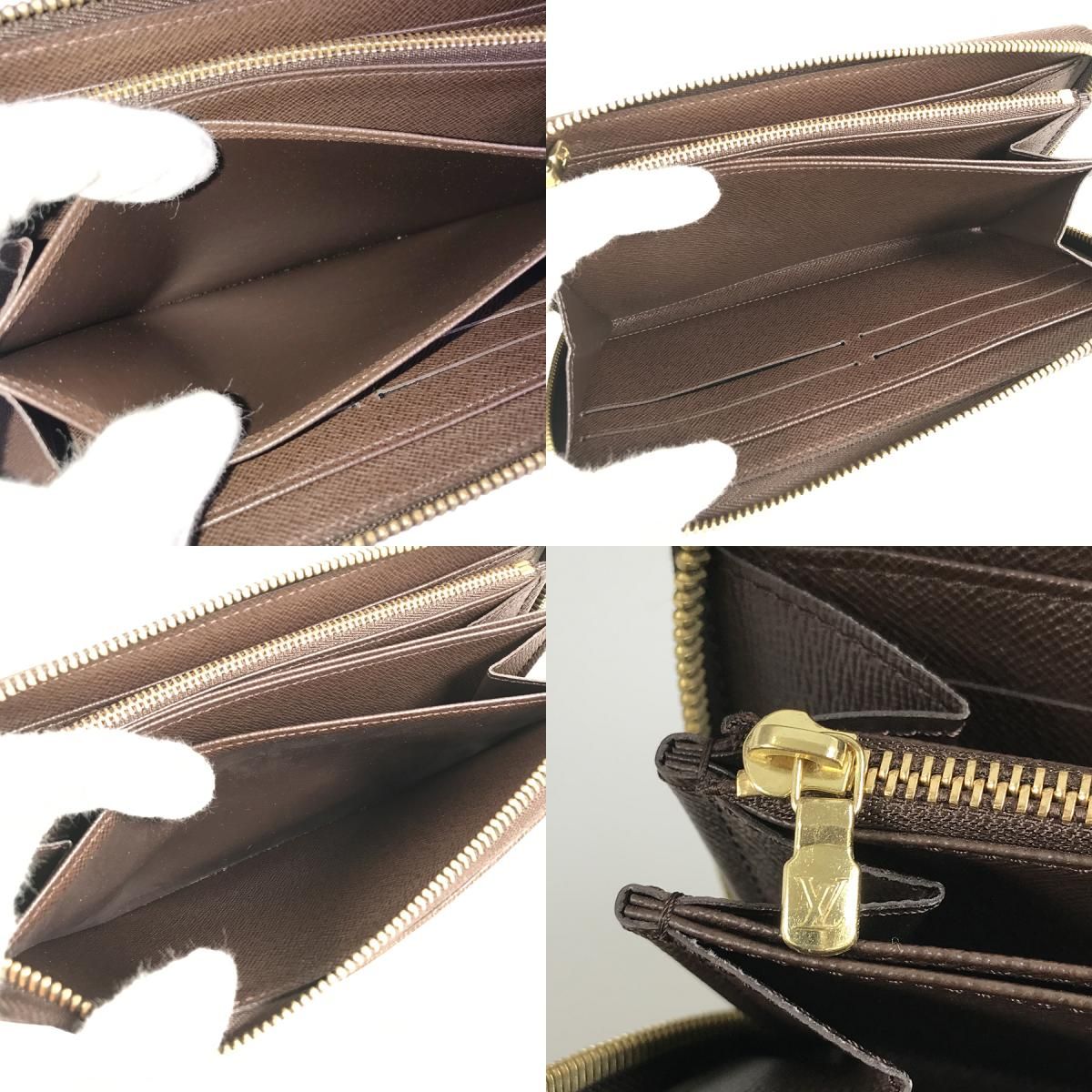 ルイ・ヴィトン LOUIS VUITTON ダミエ ジッピーウォレット N60015 PVC 