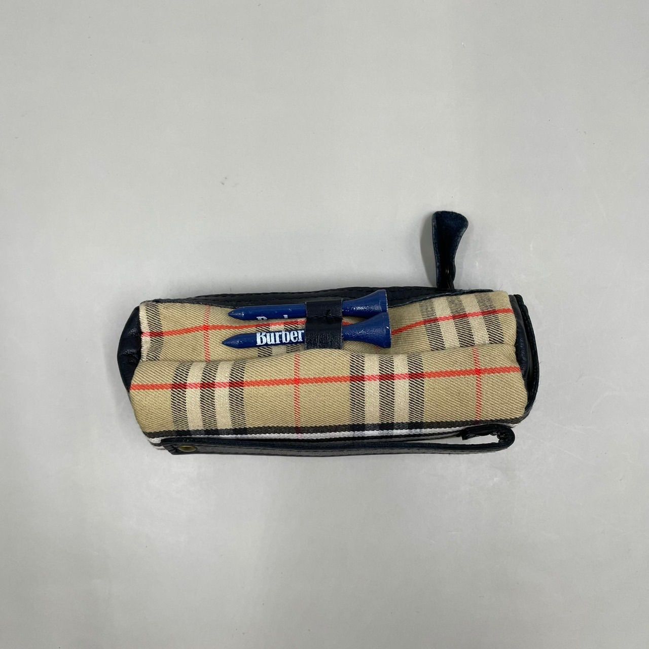 極美品 BURBERRY GOLF バーバリー ゴルフボールケース ボール入れ