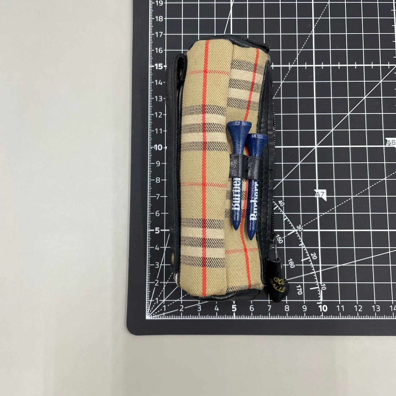 美品BURBERRY GOLF ゴルフクラブケース　バーバリー 極美品 BURBERRY GOLF バーバリー ゴルフボールケース ボール入れ