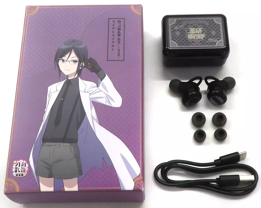 【中古】ヘッドフォン 薬研藤四郎モデル ワイヤレスイヤホン CP-TWS01A 「特 刀剣乱舞-花丸- ～雪月華～×ONKYO 第2弾」