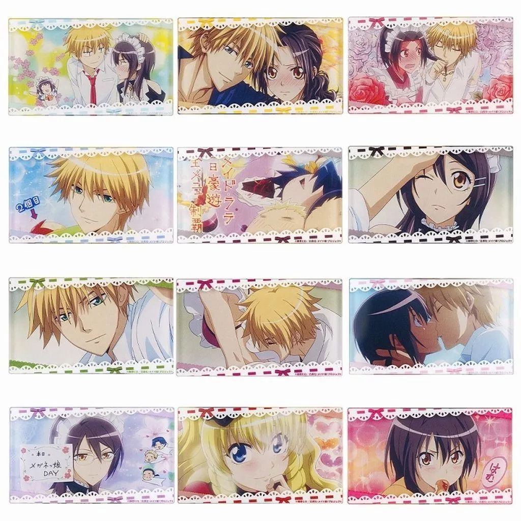 【中古】マグネット・磁石 全12種セット 「会長はメイド様! 場面写冷蔵庫マグネット」