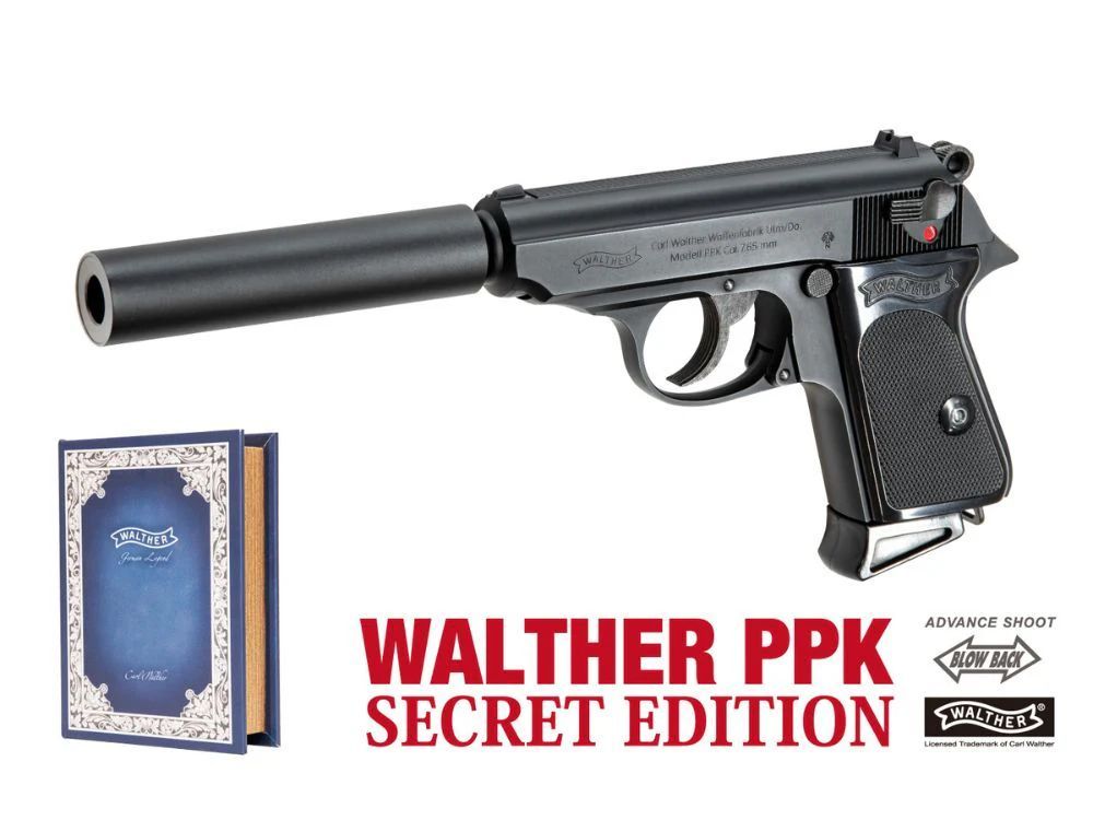 セット販売】マルゼン ガスブローバック・ハンドガン「ワルサーPPK