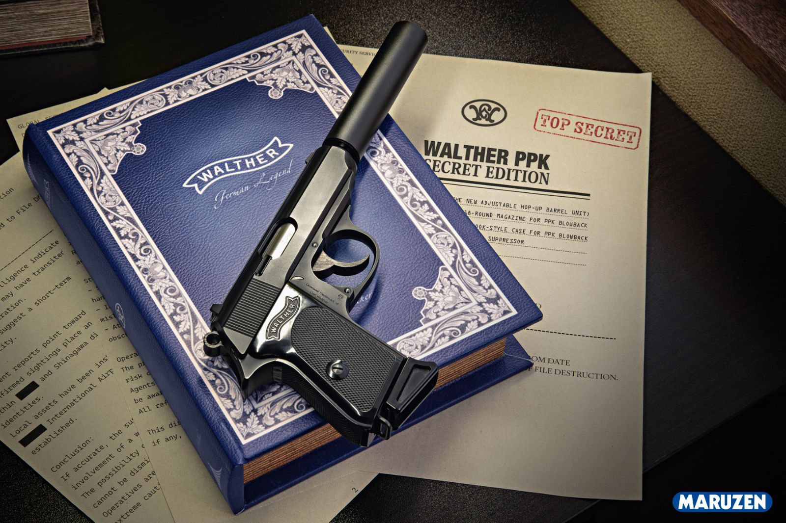 セット販売】マルゼン ガスブローバック・ハンドガン「ワルサーPPK