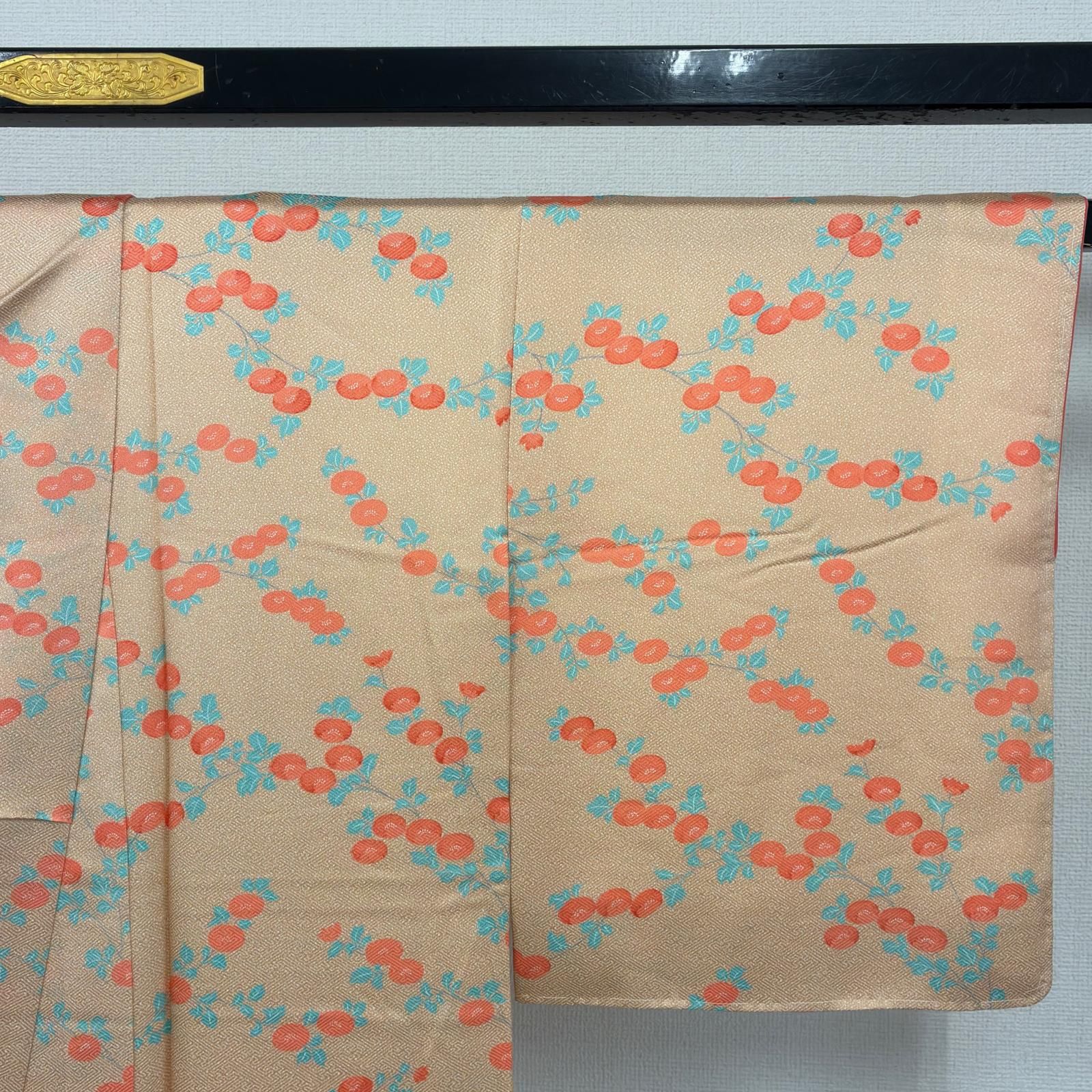 小紋 正絹 美しい染め 素敵な色味 袷 着物 MK-6888 - メルカリ