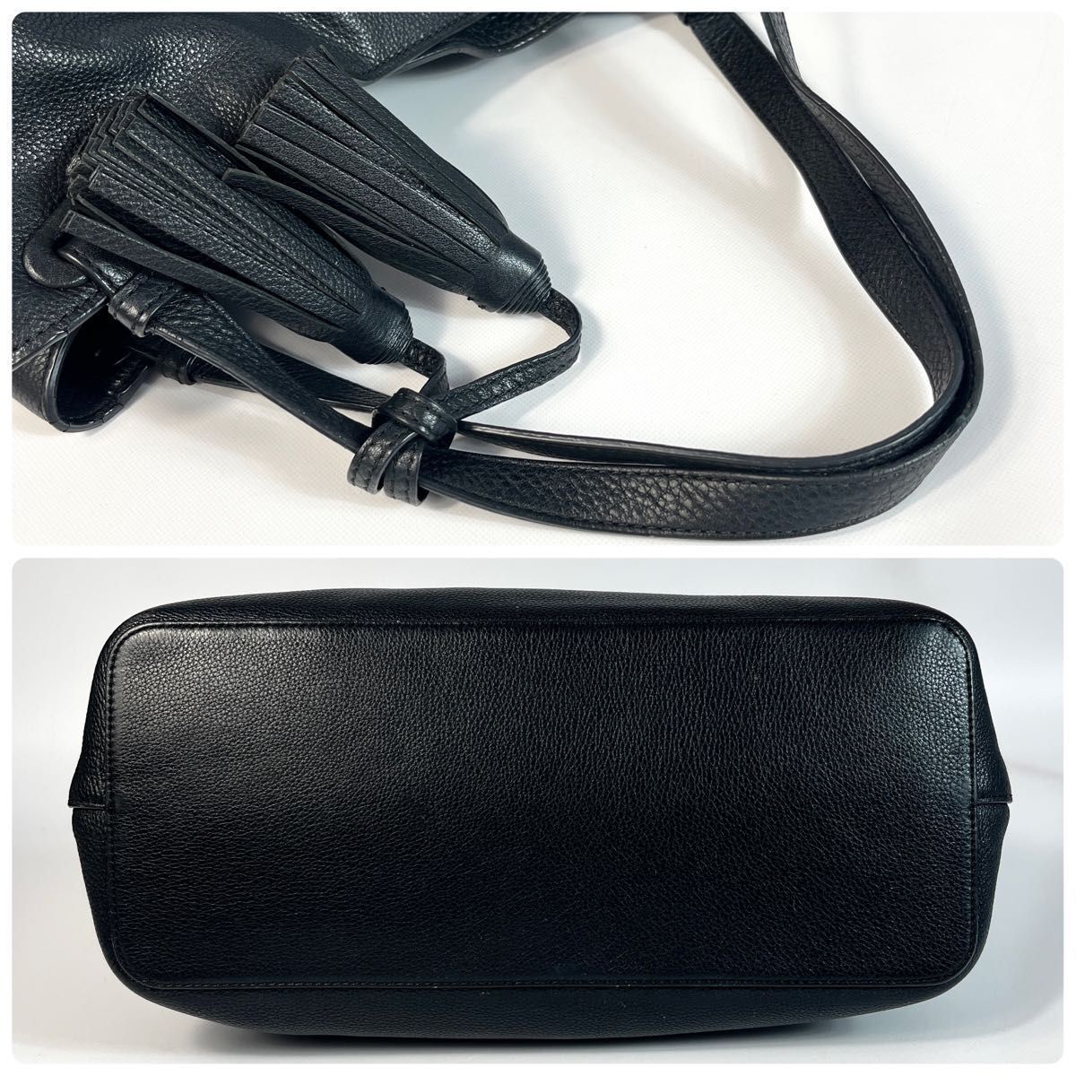 バッグ 美品 TORY BURCH トリーバーチ THEA テア トートバッグ 黒 