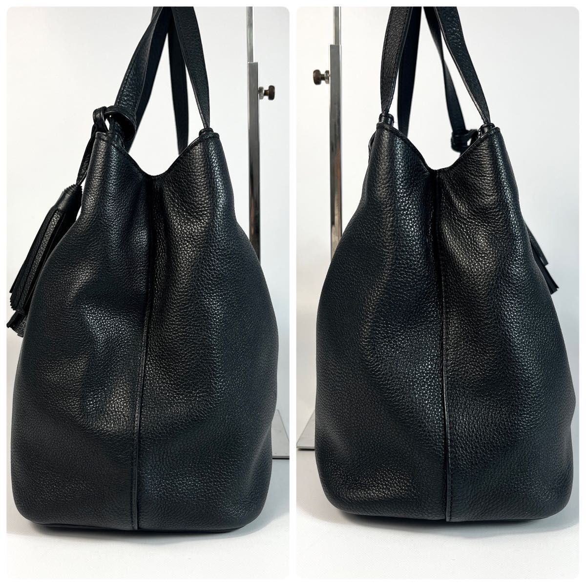 バッグ 美品 TORY BURCH トリーバーチ THEA テア トートバッグ 黒 